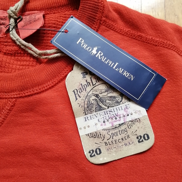 Polo Ralph Lauren Orange Sweater Small NWT - Picture 9 of 9